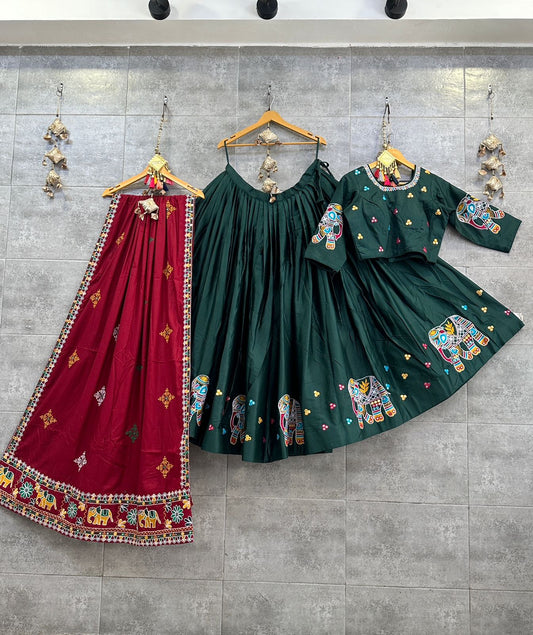 HathiRaja Traditional work Chaniya Choli