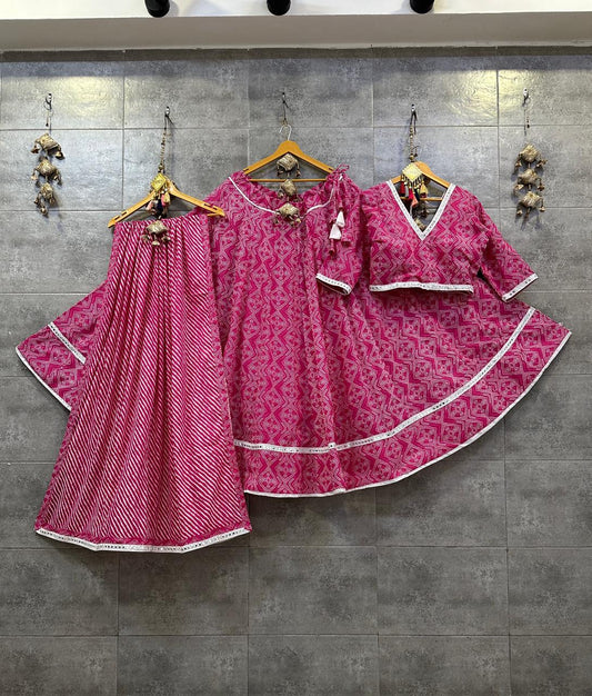 Cotton Chaniya Choli  Pair